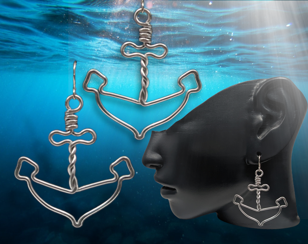 Anchor earrings by Bendi's