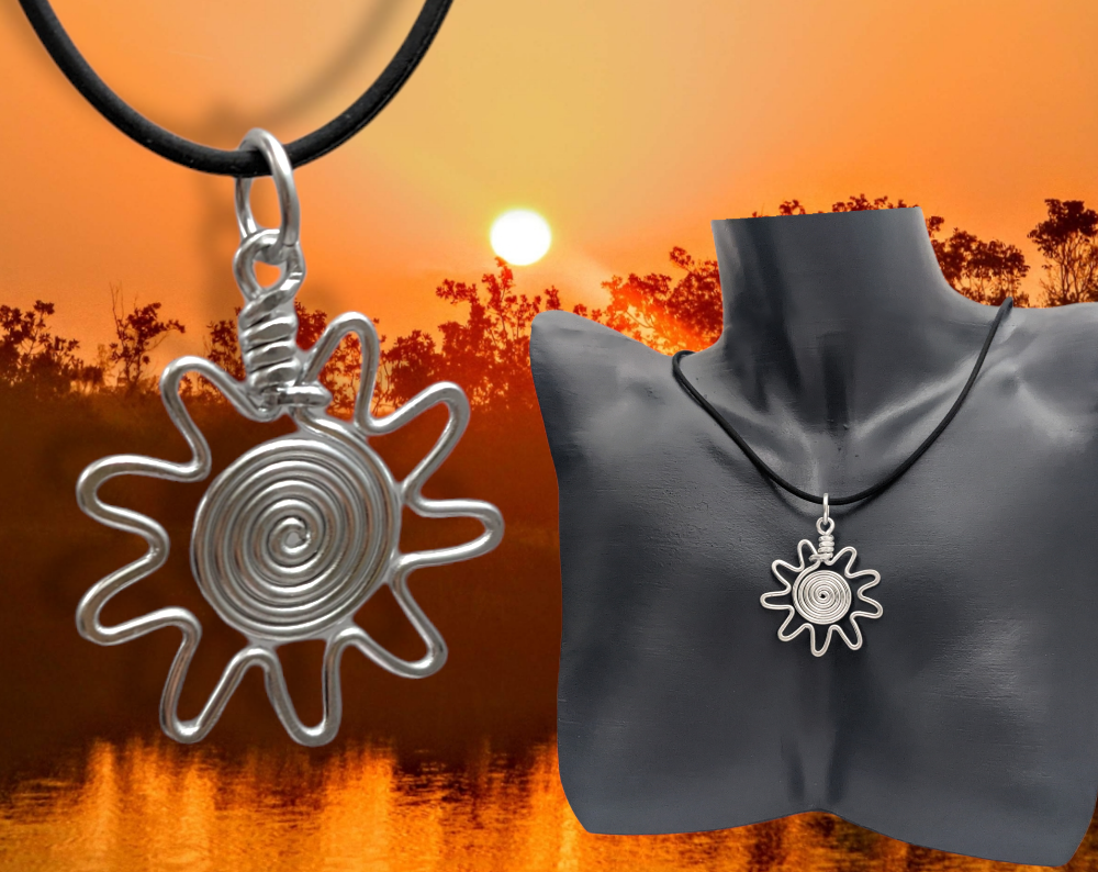 Sun necklace pendant by Bendi's